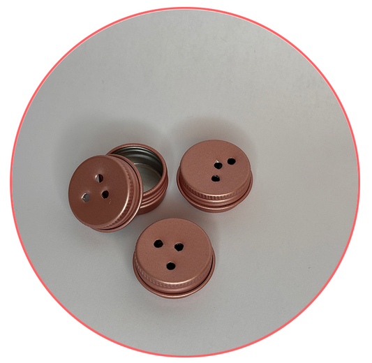 Aluminiumburk 3-pack - Rosa